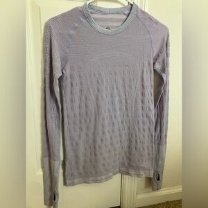 Lululemon Purple Long Sleeve Thumb Hole Top Women’s